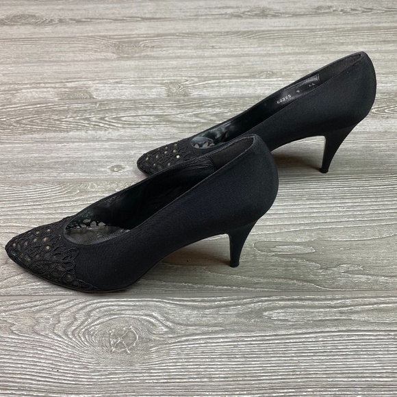 Vintage STUART WEITZMAN for Martinique Pointed Toe Pumps - Witchygoth - Picture 6 of 10